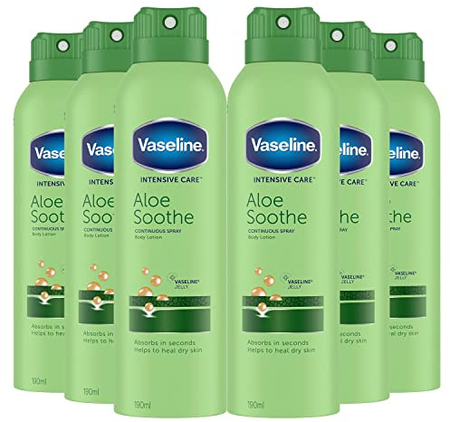 Vaseline Intensive Care Aloe Soothe Moisturiser Lotion, 190 ml, Pack of 3