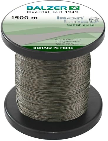 Balzer Iron Line 8 Catfish - 1500m geflochtene Angelschnur