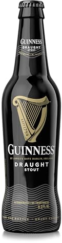 Guinness Draught Birra Irlandese, Bottiglia - Pacco da 24 x 330 ml