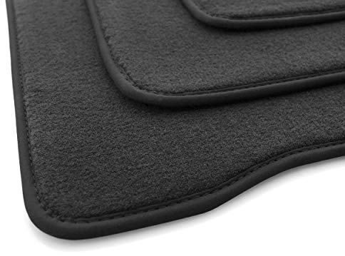 kh Teile Fußmatten W163 ML 320 Original Premium Qualität Velours Autoteppich 4-teilig anthrazit