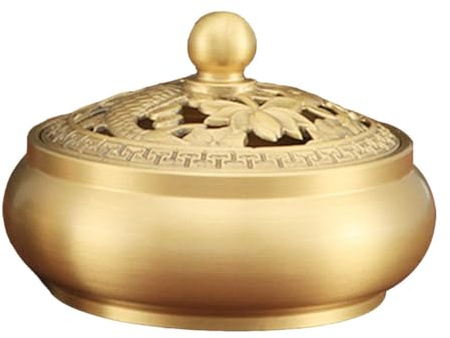 BESPORTBLE Kupfer Aromaofen Tischräucherofen Räuchergefäß Dekoration Räuchergefäß Aus Kupfer Dekorativer Räucherhalter