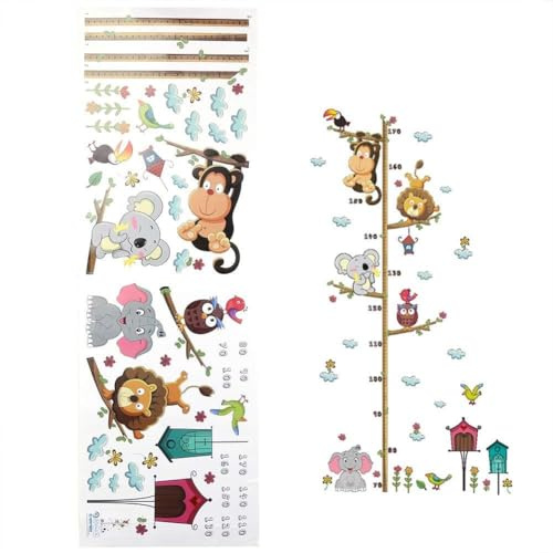 Cyrank Kinder Höhe Diagramm Wandtattoo, Kinder Höhe Maßnahme, Messlatte Kinder Kids Bedroom Abnehmbare Messlatte Körpergröße Messen Wandsticker Wachstum Diagramm Wandtattoo Mess Baum Höhentabelle