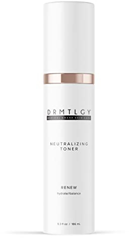 DRMTLGY Neutralizing Toner for Face, Calming, pH Balancing, Hydrating Facial Toner for All Skin Types (6.3 fl oz/186 ml)