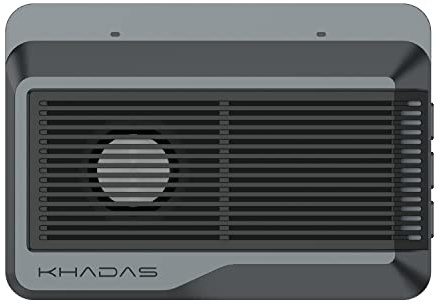 Khadas Edge2 Basic ARM PC Kit, RK3588S Mini ARM PC, Ordinateur Monocarte, 8 core 64-bit CPU, Mali-G610 MP4 GPU, 6 TOPS NPU, Wi-Fi 6, 8K Affichage & Décodeur, 4K UI & 4 Affichages Indépendants (8+32Go)