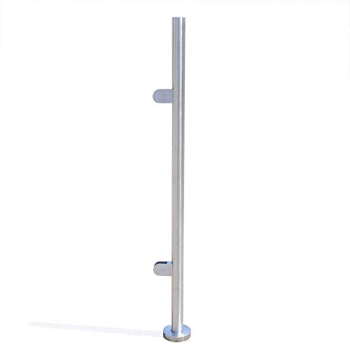 316 Stainless Steel Glass Balustrade Posts Balustrade Posts Balustrades and Handrails Garden Stairs Post, Glass Landing Staircase Various Options (End Post)