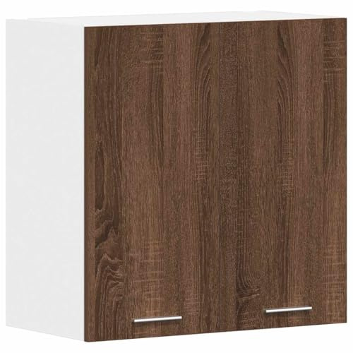 vidaXL Hängeschrank Lyon Braun Eichen-Optik 60x31x60 cm Holzwerkstoff