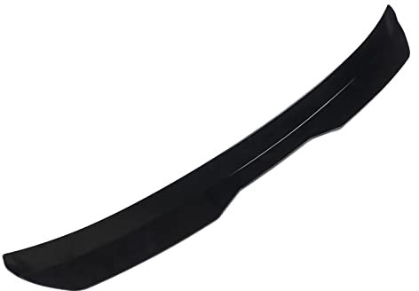 Universal Spoiler für Dachspoiler für Heckfenster, reduziert den Widerstand, Verkleidung der oberen Lippe für Fenster (Schwarz glänzend)