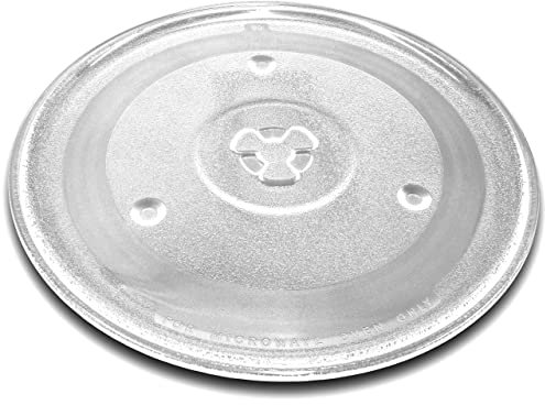 vhbw Placa de microondas compatible con Tarrington House MWD 4823GC microondas - Plato giratorio con soporte en Y, vidrio, 27 cm