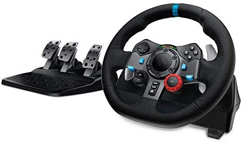 RajoNN Racing Wheel, Game Wheel, Driving Force Racing Wheel and Pedals (PS4/PS3 and PC)