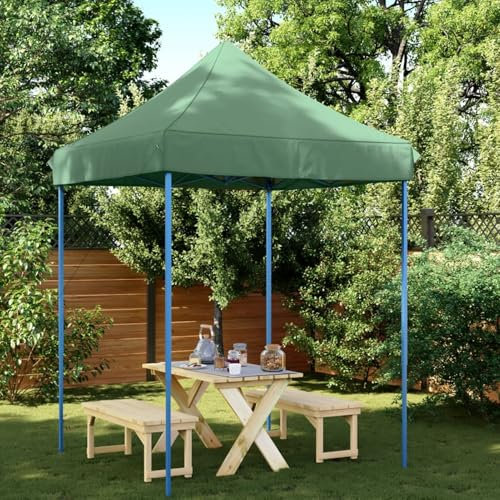 JUDYY Partyzelt Faltbar Pop-Up Grün 200x200x306 cm, Festzelt, Pavillion, Bierzelt, Garten Party Zelt, Gartenzelt, Grillpavillon - 4004984