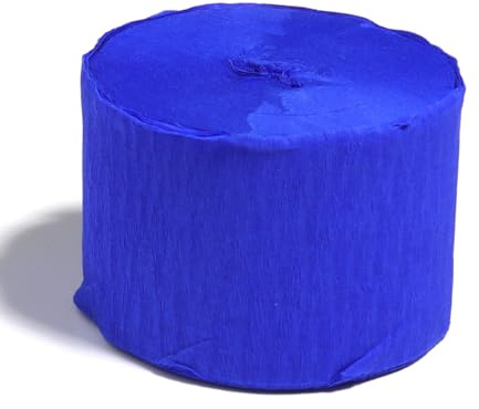 Hrlace 2 Rollen Krepppapier Bunt Floristenkrepp Kreppbänder 25 m x 4,5 cm