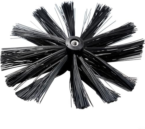 200 mm Schornsteinbürsten, Trockner, Lüftungsschlitze, Reinigungsbürsten, Schornstein, Fusselentferner, Borstenkopf, Nylon, effiziente Reinigung von Trockner, Lüftungsschlitzen, Schornsteinen