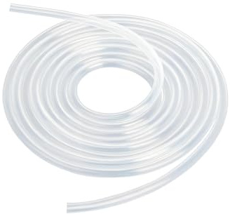Qrity Tubo Flexible de PVC, 3mm ID x 5mm OD Manguera Multipurpose, Manguera de Agua, Manguera de Gasolina, Tubo Transparente, 2 Metros