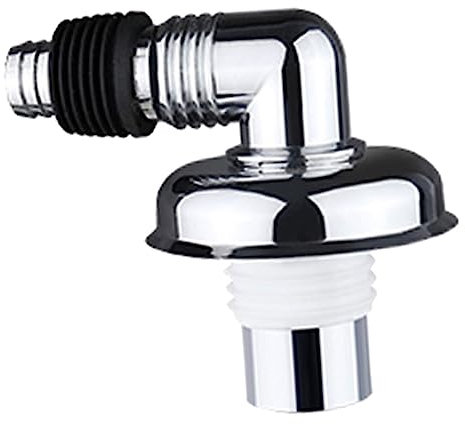 UKCOCO Suction Cup Elbow Linker for Washing Machine Accessories Floor Drain Connector for Bathroom Drain Connector Adapter Suction Cup Design