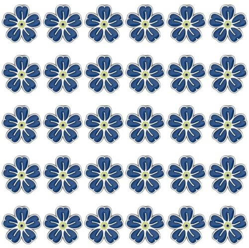 Forget Me Not Pin - Pin conmemorativo para celebrar la vida, recuerdos funerarios, demencia de Alzheimer, olvidarme no flor, broche de solapa conmemorativo, recuerdos funerarios, regalos para seres