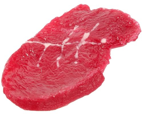 BESPORTBLE Dekorative Steakscheibe Realistische Steakverzierung Für Zuhause Restaurant Und Imitat Fleischmodell Lebensnahe Deko Für Gastronomie Und Events Steak Miniatur zubehör Grill Spielzeug