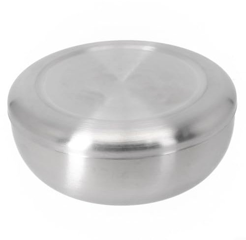 Cuenco de arroz coreano de acero inoxidable multiusos para cocina y comedor al aire libre (10,5 cm)