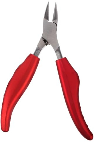 Happyyami Cortaúñas Profesional Plegable Acero Inoxidable Antideslizante para Uñas Gruesas y Encarnadas 1 Unidad Cuidado Pies y Manos Uso Doméstico Portátil