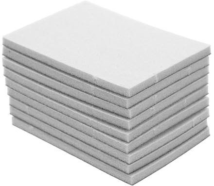 Homoyoyo 9pezzi Vetrata Fine Blocco Per Levigatura Manuale Spugne Abrasive Per Legno e Metallo Levigatura Di Dettaglio Umido e Secco Utensili Per Vetrata Extra Fine