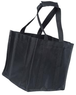 ULIJTH Verdickte Geschenktasche aus Oxford-Stoff, wiederverwendbar, mehrere Fächer für Weinflaschen, Urlaub und den täglichen Gebrauch, 9 Quadrate, Einheitsgröße