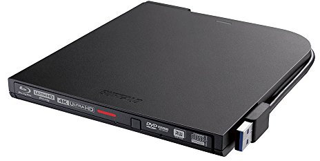 Buffalo BRUHD-PU3-BK Blu-Ray DVD Combo Nero lettore di disco ottico