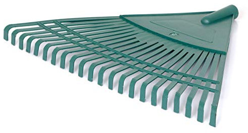 HDmirrorR POKM Toolsmarket GmbH Heurechen Laubrechen Fächerbesen Rechen Laub Kunststoff 48cm 20 Zinken Kaz