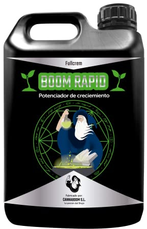BOOM RAPID FULLCREM – Cannaboom (5.000ml) | Fertilizante crecimiento | Plantas fuertes, vigorosas y ramificadas | NPK alto + aminoácidos, coco, hidroponía, interior y exterior