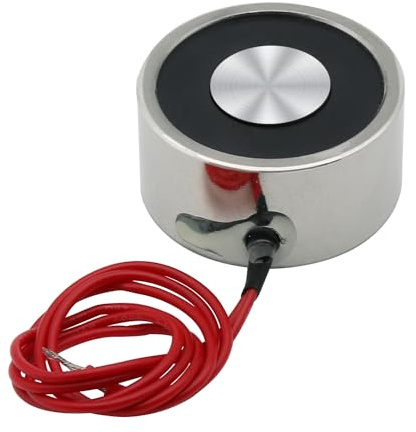 Elektromagnet - P40/20 DC 5V 250N 55LB/25Kg - 40 x 20mm Sauggreifer Runder Elektro-Magnet