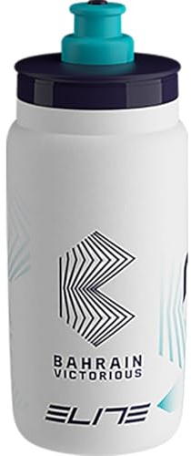 ELITE Fly Team Edition – Bahrain Victorious – 550 ml – Ultraleichte Fahrrad-Trinkflasche – BPA-frei & Geruchsneutral – Rennrad, Training & Wettkampf