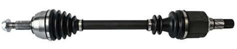 FEBI BILSTEIN Antriebswelle 186596 Vorne Links Außenverzahnung Radseite: 25