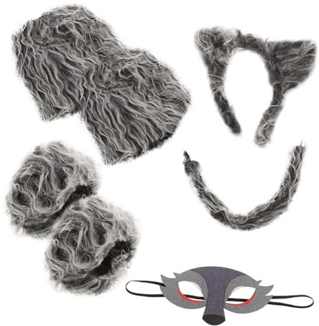 LIFKOME 1satz Kostüm Teiliges Cosplay Zubehör Für Halloween Tierkostüm Mit Und Handschuhen Für Karneval Und Kostümfeste
