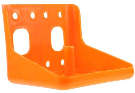 FUNOMOCYA Lecksteinkasten Praktischer Futterlagerbehälter für Rinder und Schafe Orange Farbe aus Robustem Pe Material Zufälliger Stil für Nutztiere im Landwirtschaftlichen Betrieb
