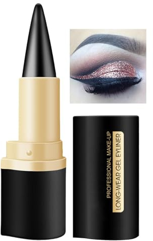 Ayky Eyeliner Gel, Waterproof Gel Eyeliner, Eye Liner Gel Longue Tenue, Outil de Maquillage des Yeux étanche de Longue Durée, Liner Anti-Taches pour Femmes et Filles
