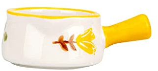 QXSJEDYCH Brocca for schiumare il latte Brocca for schiumare il latte in ceramica con design a bocca appuntita Tazza for schiumare il latte Cappuccinatore for caffè con manico Brocca for latte Tazza A