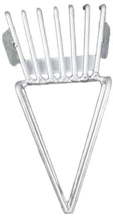 LOVIVER Cueilleur d'arachides râteau Edamame cueilleur, Acier, collecteur d'outils de Robuste à Main Polyvalent pour Arbre, Noyer, Noix, 7 Dents