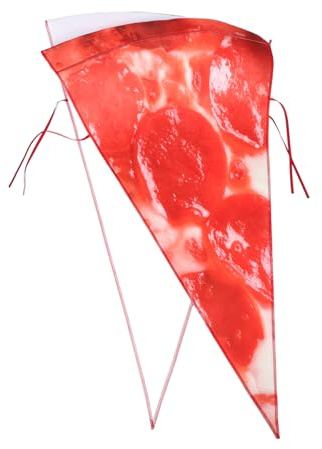 Veemoon Pizza Shape Costume: Adults Halloween Cosplay Costume Party Supply - Funny And Comfortable Food-themed Outfit - Easy To Wear