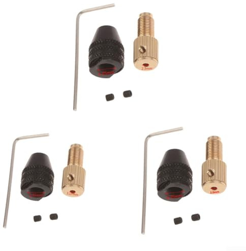 Mini portabrocas ajustable con eje de motor eléctrico para cambio rápido, rango de sujeción de 0 3 mm a 4 mm (2,0 mm)