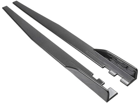 Auto Seitenschweller für Audi A5 Cabriolet F5 2016 2017 2018 2019, Rocker Splitter Seitentrittleistenpedale Karosserie-Kit, Auto Zubehör,Carbon Fiber Look