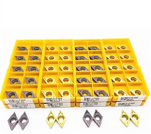 DCMT070204 DCMT11T304 DCMT11T308 VP15TF US735 UE6020 herramienta de torneado interno herramientas de torno de Metal herramienta de corte inserto de torneado(DCMT11T304 US735)