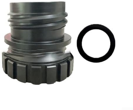 Adaptateur pour bouteille de soda à connexion rapide pour carafe en verre cristal bouchon de recharge noir 0,7 l