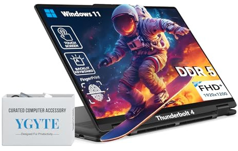 Lenovo 2025 Yoga 7i 2 in 1 Laptop Touchscreen, 16 FHD+ 360 Foldable Touch Screen Convertible, Intel 12-Core Ultra 7, Windows 11|Backlit 10-Key|Fingerprint|16GB DDR5 RAM 1TB SSD+512GB Portable SSD