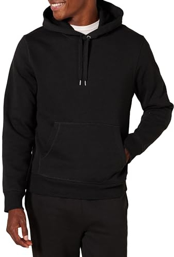 Amazon Essentials Sweat-shirt à Capuche (Disponible en Grandes Tailles) Homme, Noir Chiné, M