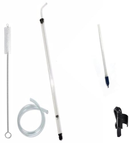 Fermtech 1/2 Large 27 Fast Flow Deluxe Siphoning Kit – Auto Siphon for Home Brewing, Beer, Wine, Mead, and Craft Brew – Includes Food-Grade Hose & Bottling Wand for Easy Transfer & Filling