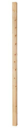Schwedenhaus-Design - nutgefräster Pfosten 85x85x2500mm (321) - orig. Schwedenhaus-Design Produkt Treppe, Balkon, Geländer, Stuhlbein, Tischbein, nordisches Fichtenholz