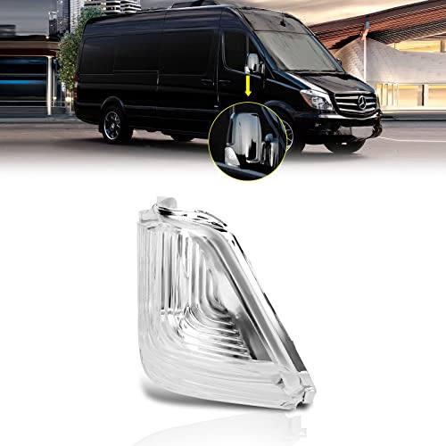 TangMiGe Indicatore Laterale per Mercedes Benz MB Sprinter 906 06/2006-01/2018, 907/910 02/2018-up; Volkswagen VW Crafter 30-50 (2E) 2006-2016. 1 Pezzo Destro, Senza Lampadina