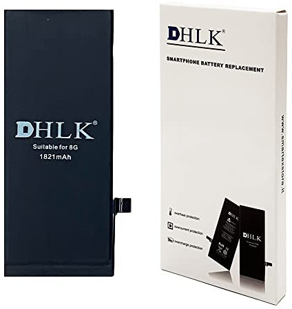 DHLK® TI Line Batteria compatibile con iPhone 8 (A1863, A1905, A1906) - Capacità 1821 mAh
