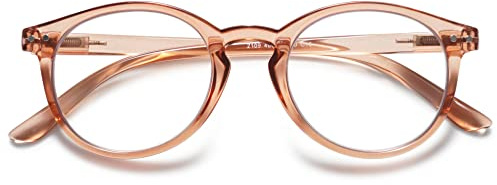 VEVESMUNDO Computer Lesebrille Blaulichtfilter Vintage Federscharnier Qualität Anti Blaulicht Lesehilfe Sehhilfe Blaulichtblockierend Brille für Damen Herren