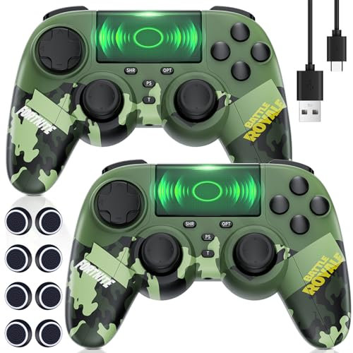TURPOW 2 Pack Controller for P-4/Slim/Pro, Bluetooth Gamepad with High Sensitivity