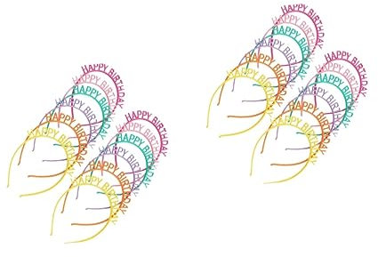Vaguelly 24 Stk Partygeschenke Für Kinder Alles Zum Geburtstag Stirnband Mädchen Tiara Stirnband Party-haarschmuck Mini-konstruktionskegel Modepuppe Zubehör Europäisch Und Amerikanisch