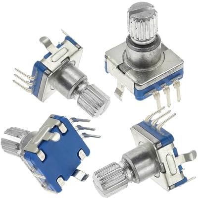 100PCS Drehcodeschalter EC11S 20CC Der Pflaumenblütengriff 12,5F Der Encoder 12,5KQ Digitales Potentiometer